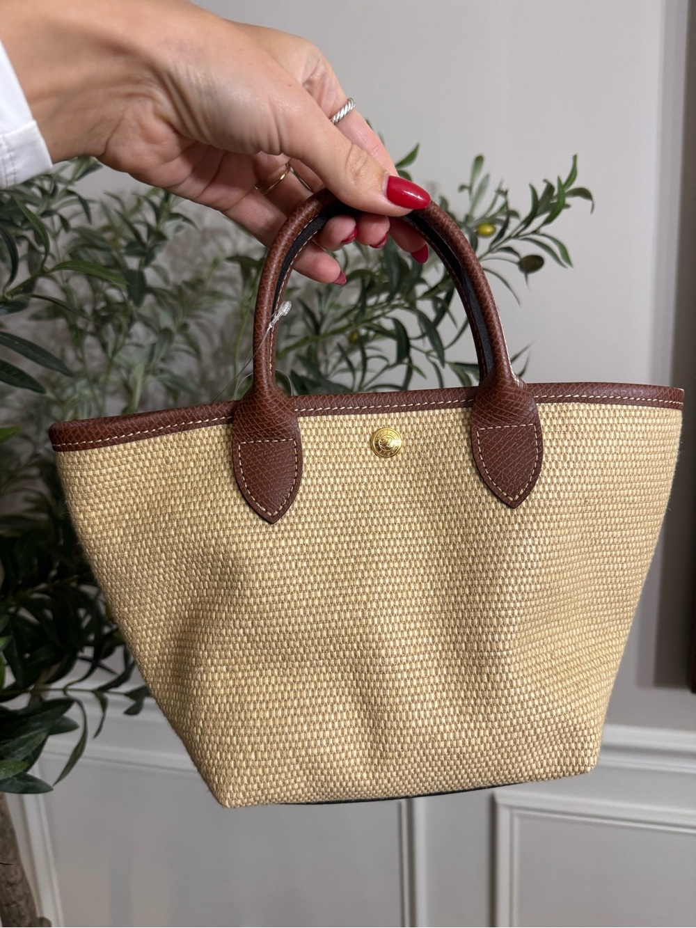 Longchamp Le Pliage Panier Top Handle Bag - Picture 4 of 7